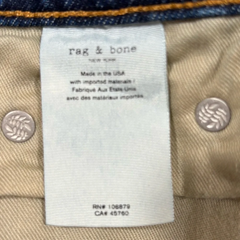 Rag & Bone New York Cambria Denim Cutoff DRE Shorts Sz 23 - Picture 5 of 12